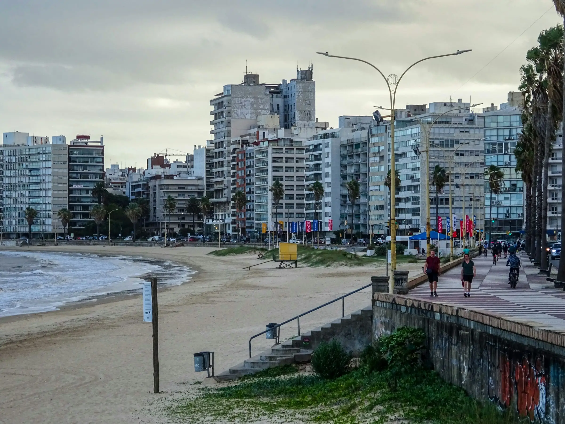 Montevideo Rambla beach promenade